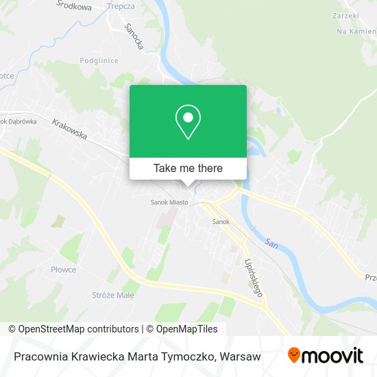 Pracownia Krawiecka Marta Tymoczko map