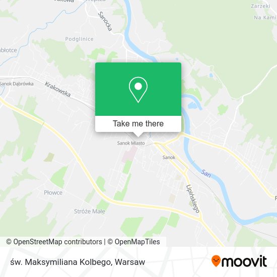 św. Maksymiliana Kolbego map