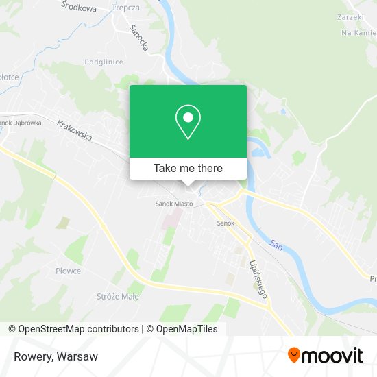 Rowery map