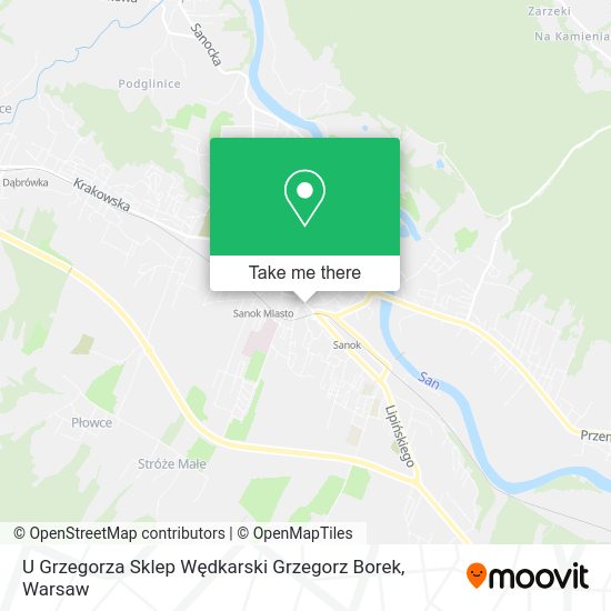 U Grzegorza Sklep Wędkarski Grzegorz Borek map