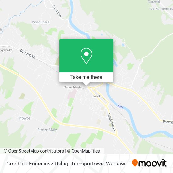 Grochala Eugeniusz Usługi Transportowe map