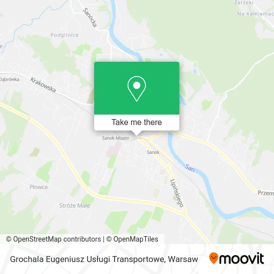 Grochala Eugeniusz Usługi Transportowe map