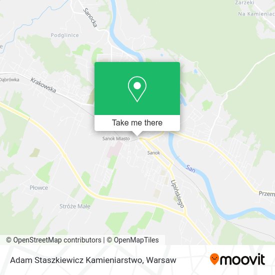 Adam Staszkiewicz Kamieniarstwo map