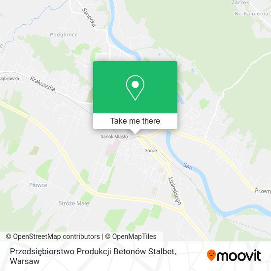 Przedsiębiorstwo Produkcji Betonów Stalbet map