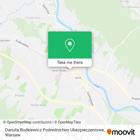 Danuta Rodkiewicz Pośrednictwo Ubezpieczeniowe map