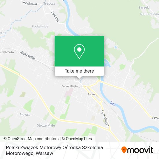 Карта Polski Związek Motorowy Ośrodka Szkolenia Motorowego