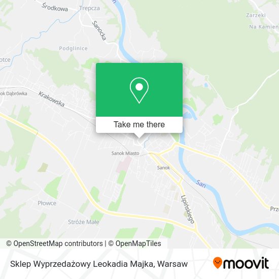 Sklep Wyprzedażowy Leokadia Majka map