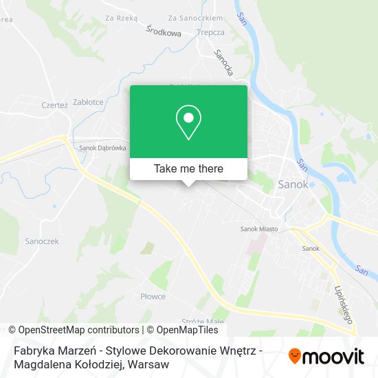 Fabryka Marzeń - Stylowe Dekorowanie Wnętrz - Magdalena Kołodziej map