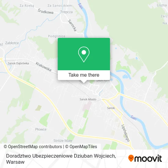 Карта Doradztwo Ubezpieczeniowe Dziuban Wojciech