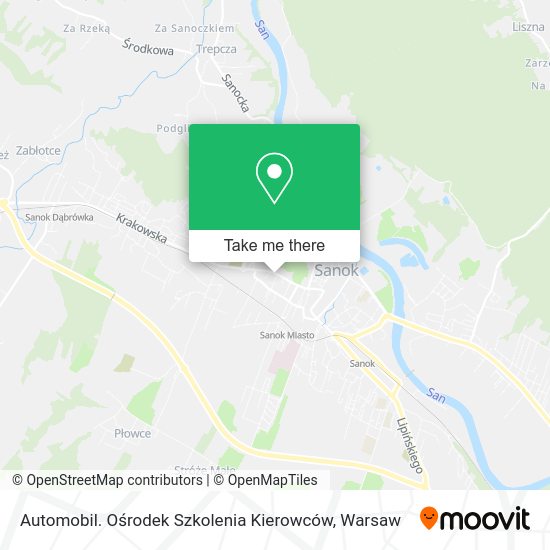 Automobil. Ośrodek Szkolenia Kierowców map