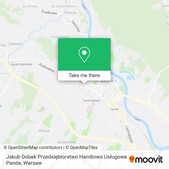 Jakub Dobek Przedsiębiorstwo Handlowo Usługowe Panda map