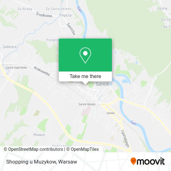 Shopping u Muzykow map