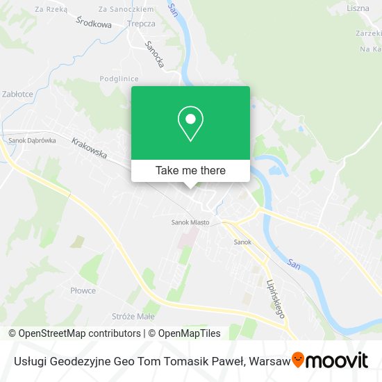 Usługi Geodezyjne Geo Tom Tomasik Paweł map