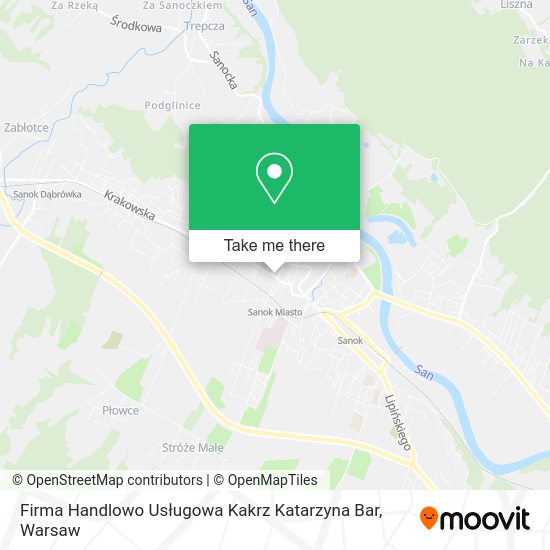 Firma Handlowo Usługowa Kakrz Katarzyna Bar map