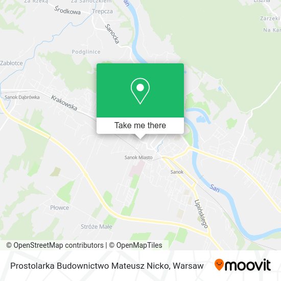 Prostolarka Budownictwo Mateusz Nicko map