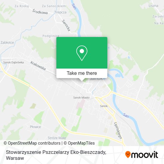 Карта Stowarzyszenie Pszczelarzy Eko-Bieszczady