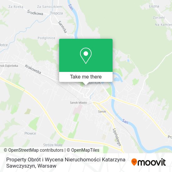 Property Obrót i Wycena Nieruchomości Katarzyna Sawczyszyn map