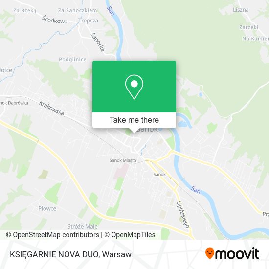 KSIĘGARNIE NOVA DUO map