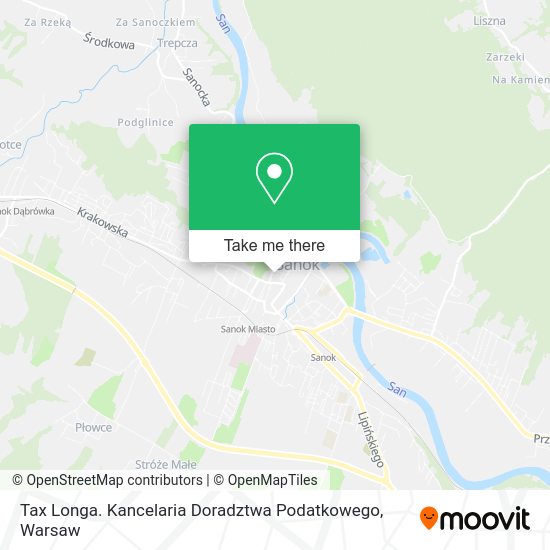 Карта Tax Longa. Kancelaria Doradztwa Podatkowego