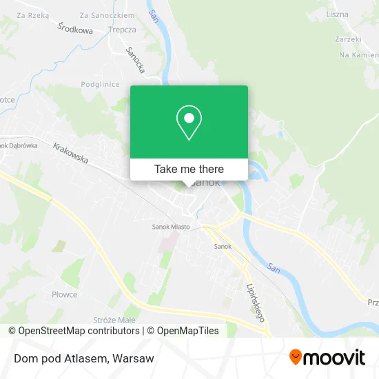 Карта Dom pod Atlasem