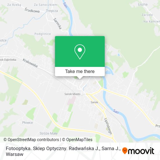 Fotooptyka. Sklep Optyczny. Radwańska J., Sarna J. map