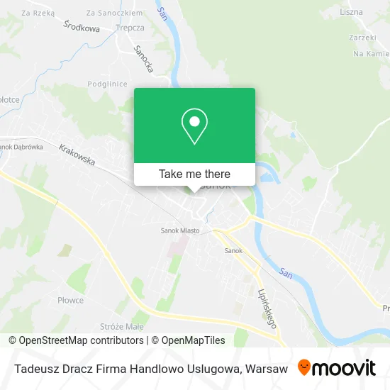 Карта Tadeusz Dracz Firma Handlowo Uslugowa