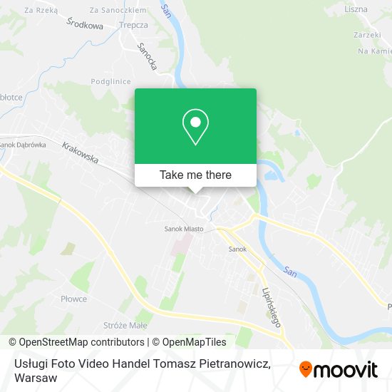 Usługi Foto Video Handel Tomasz Pietranowicz map