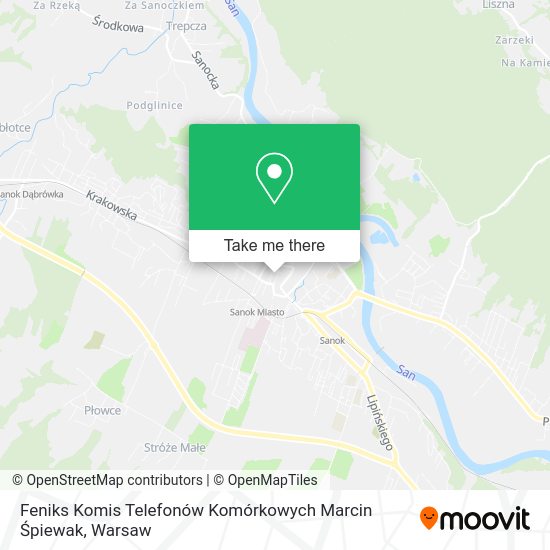 Feniks Komis Telefonów Komórkowych Marcin Śpiewak map