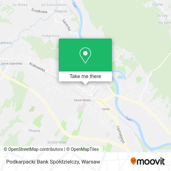 Podkarpacki Bank Spółdzielczy map