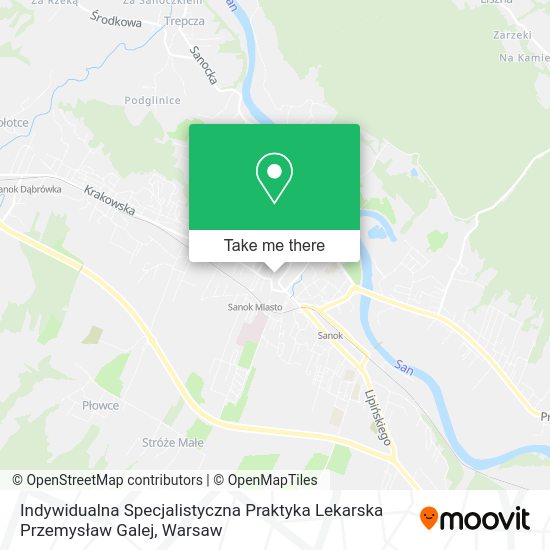 Indywidualna Specjalistyczna Praktyka Lekarska Przemysław Galej map