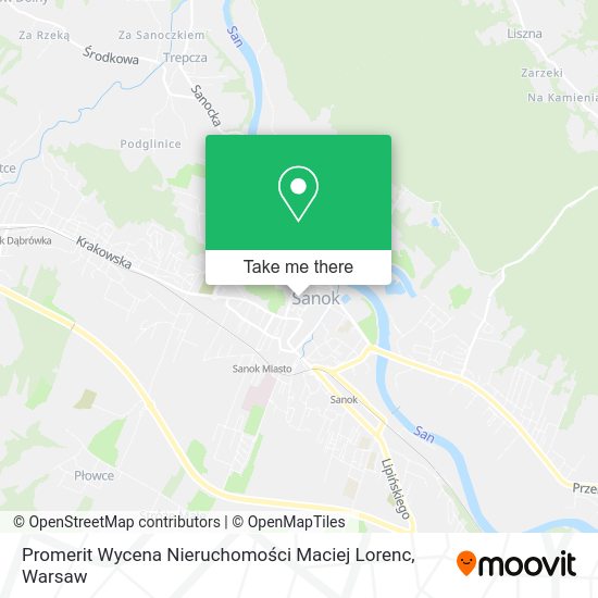 Promerit Wycena Nieruchomości Maciej Lorenc map