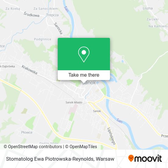 Stomatolog Ewa Piotrowska-Reynolds map