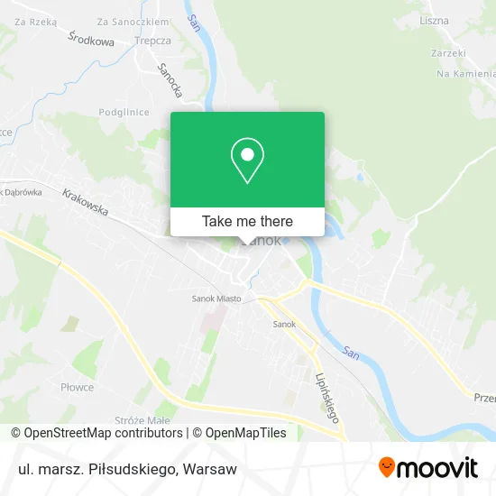 Карта ul. marsz. Piłsudskiego