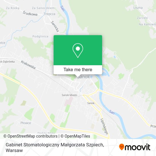 Gabinet Stomatologiczny Małgorzata Szpiech map