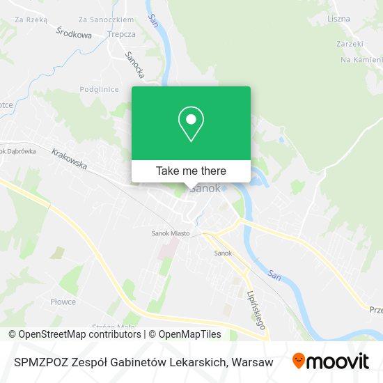 SPMZPOZ Zespół Gabinetów Lekarskich map