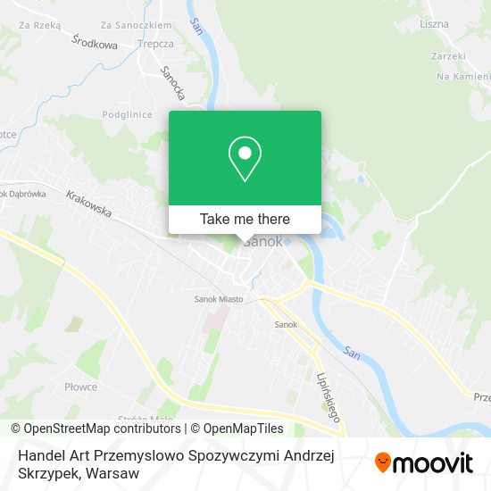 Handel Art Przemyslowo Spozywczymi Andrzej Skrzypek map