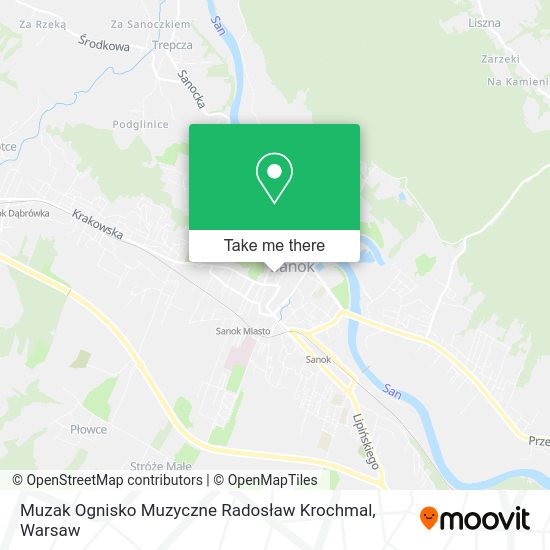 Muzak Ognisko Muzyczne Radosław Krochmal map