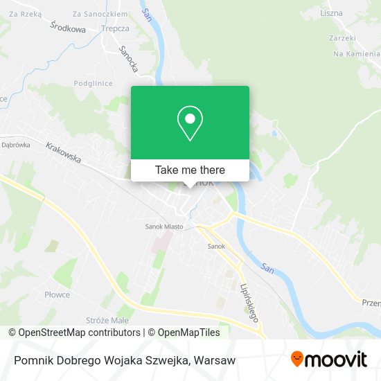 Pomnik Dobrego Wojaka Szwejka map