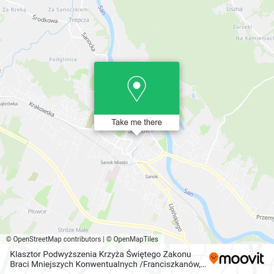 Klasztor Podwyższenia Krzyża Świętego Zakonu Braci Mniejszych Konwentualnych /Franciszkanów map