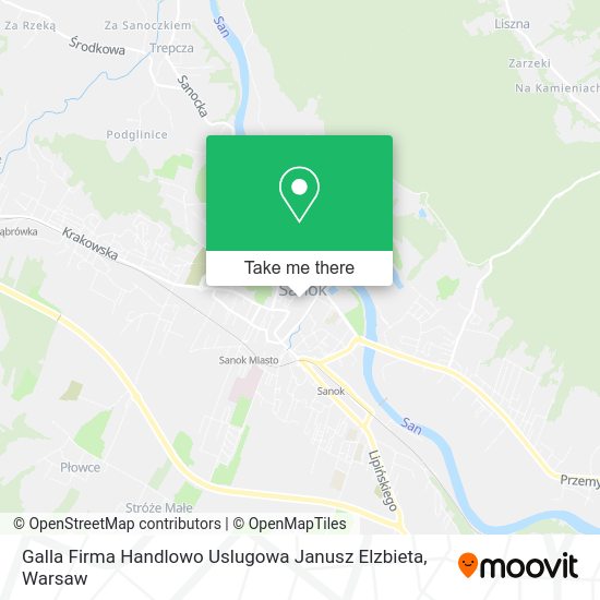 Galla Firma Handlowo Uslugowa Janusz Elzbieta map