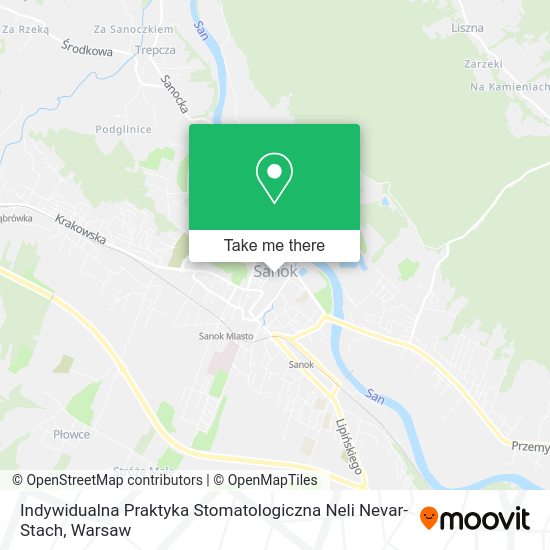 Indywidualna Praktyka Stomatologiczna Neli Nevar-Stach map