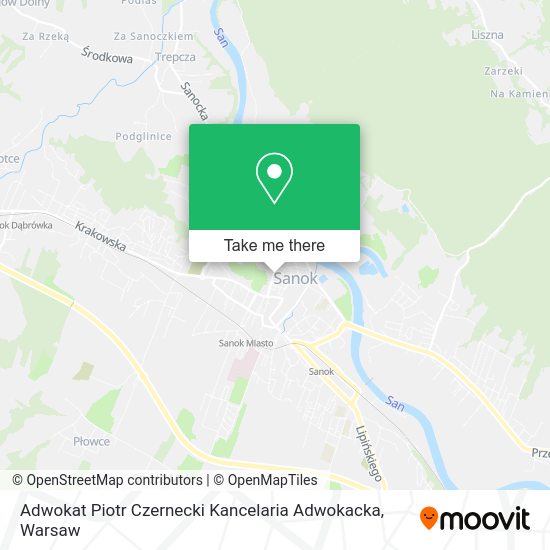 Adwokat Piotr Czernecki Kancelaria Adwokacka map