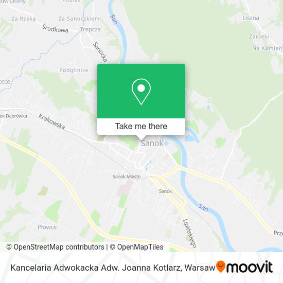 Kancelaria Adwokacka Adw. Joanna Kotlarz map