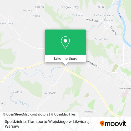 Spoldzielnia Transportu Wiejskiego w Likwidacji map