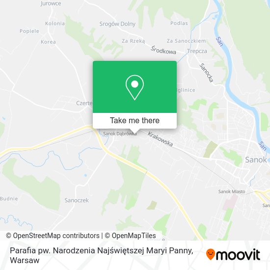 Parafia pw. Narodzenia Najświętszej Maryi Panny map