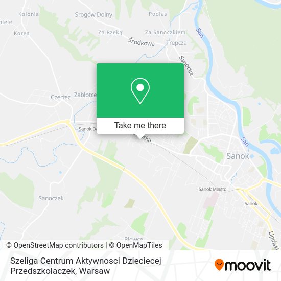 Szeliga Centrum Aktywnosci Dzieciecej Przedszkolaczek map