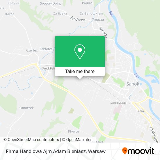 Firma Handlowa Ajm Adam Bieniasz map