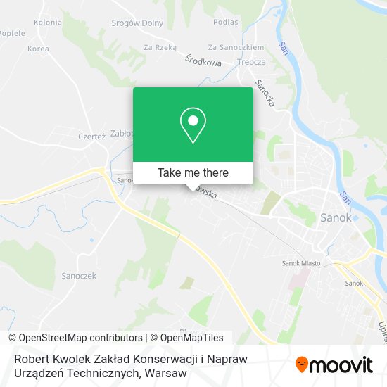 Robert Kwolek Zakład Konserwacji i Napraw Urządzeń Technicznych map