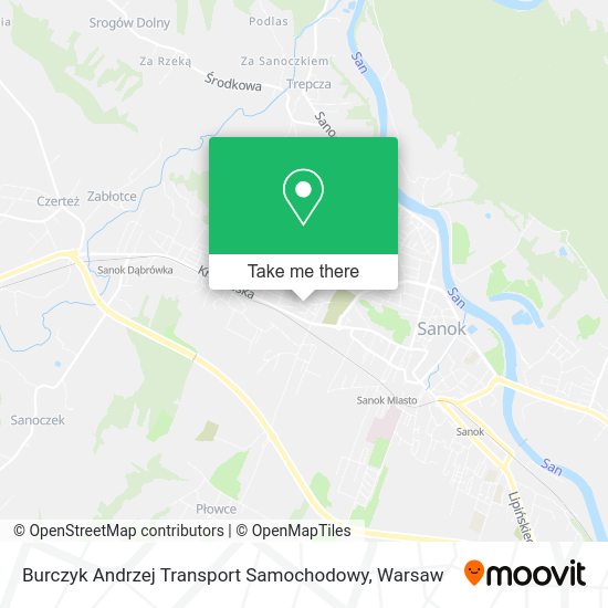 Burczyk Andrzej Transport Samochodowy map