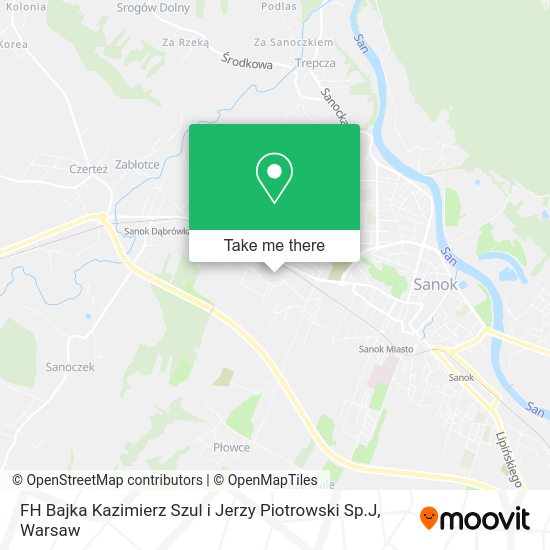 FH Bajka Kazimierz Szul i Jerzy Piotrowski Sp.J map